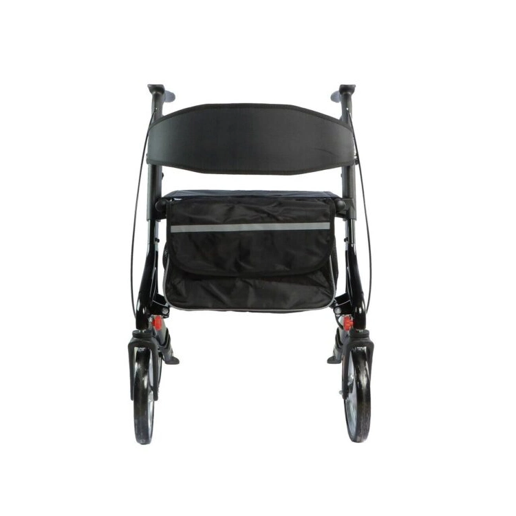 Adjustable European Design Lightweight Old People Four Wheel Walker Rollator for The Elderly