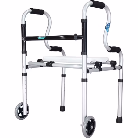 무능한 참을성 있는 Rollator 보행자 접히기를 위한 알루미늄 의학 보행자