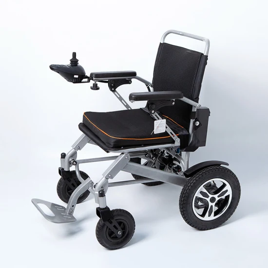 공장 가격 뜨거운 판매 휴대용 경량 모터 휠체어 접이식 전원 전동 휠체어